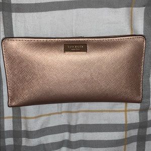 Kate Spade Rose Gold Bifold Wallet